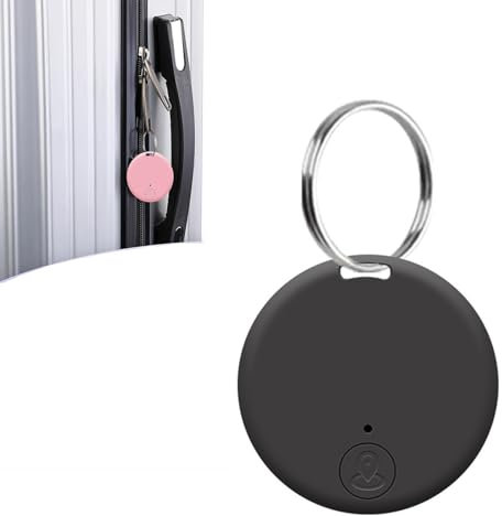 Bluetooth Positioning Anti-loss Device Tracker Mini GPS Tag Live Tracking Key Finder Wallets Pets Luggage Child Locators (black)