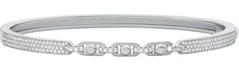 Michael Kors Damen-Armreif 925er Silber Zirkonia One Size, Silber 32028594