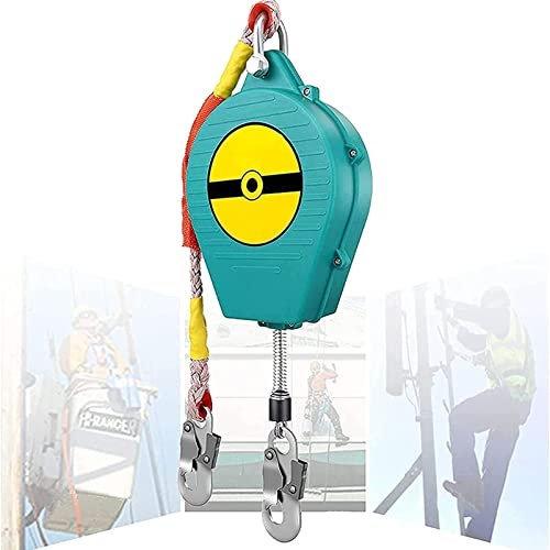 Connecteur de ceinture de sécurité – Ligne de sauvetage auto-rétractable pour la protection contre les chutes, anti-chute à haute altitude pour la construction de toit