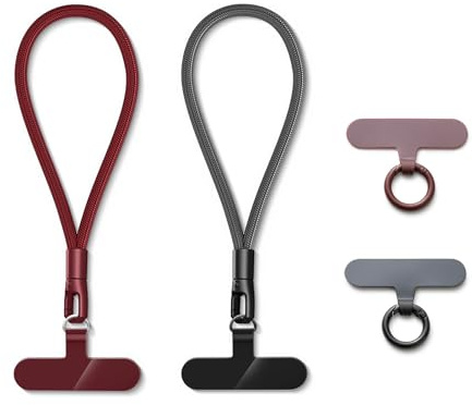 MORSUNBELA Handykette Kurz Universal Handschlaufe Handy 2 Stück | 2 Stück Handyband Kurz für Kopfhörer Handyhülle USB-Stick Kamera Handgelenk