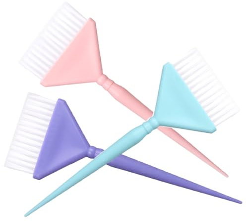 Peigne à Teinture Capillaire 3pcs en Pp Poils Nylon pour Coloration | Usage Quotidien, Salon de Beauté et Maison, Adapté aux Professionnels Femmes