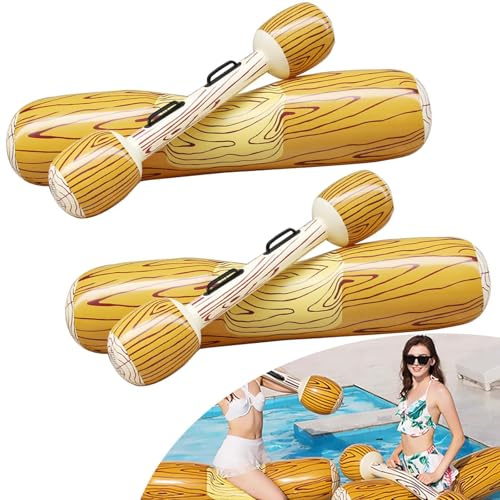 2 Stück Aufblasbare Wasser Pool Luftmatratze für Erwachsene, Schwimmende Pool-Spielzeug, Pool-Schwimmsitze, Wasserhängematte, Schwimmhängematte, Wasserspielzeug für Erwachsene und Kinder