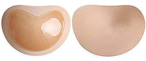 Sticky Sponge Bra Pads Push Up Breast Inserts for A-C Cups, Shell-shape
