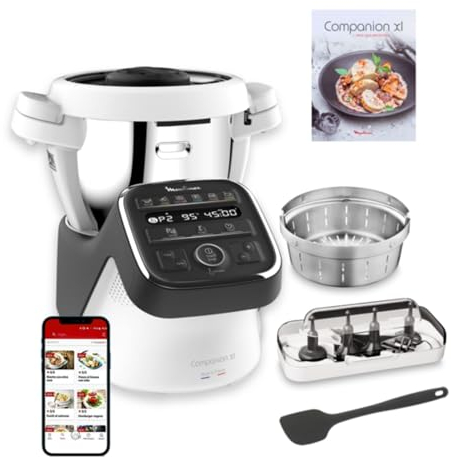 Moulinex - Robot da cucina, Modello: Companion, Misura: XL Companion XL, nero grigio ardesia