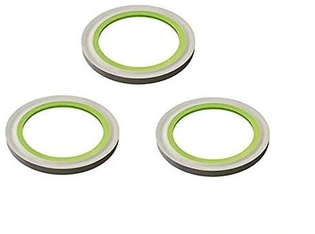 BONOMINI Kit 3 joints de 1 1/2 BI-POWER plat PP + TPE 3 pièces Ø 40 GU2201 Joint plat Siphon