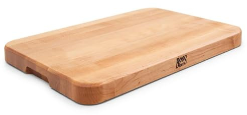 Boos Block Chop-N-Serve - Tabla de Servir - Tabla Cortar Cocina - Madera dura de arce duro de América del Norte - Reversible - 43 x 30,5 x 2,5