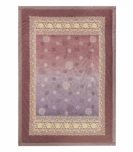 Bassetti PALLAVICINO Plaid aus 100% Baumwolle in der Farbe Grigio G1, Maße: 135x190 cm - 9330110