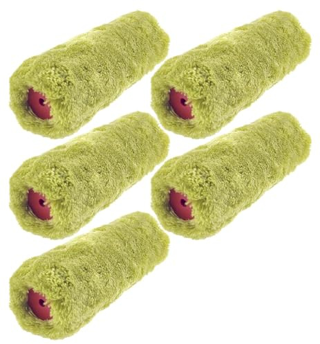 Lot de 5 rouleaux de rechange pour façade, fortement rembourrés, 25 cm