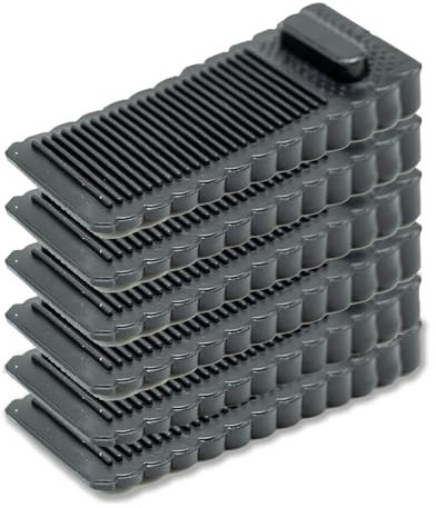 6 pezzi fermaporta da pavimento, ferma porta da pavimento, fermaporta in gomma, nero, pavimenti duri, bagno, porta del balcone, camera da letto, cucina