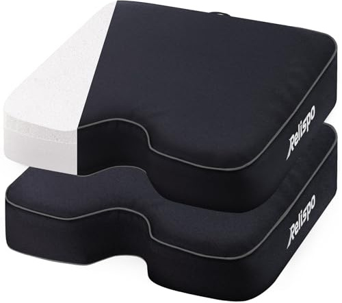 Relispo 3.5 Inch Stadium Seats for Bleachers with Integral Cutting Memory Foam, Stadium Seat Cushion Waterproof Extra Thick Bleacher Cushion, Portable Stadium Cushions for Indoor Outdoor Events