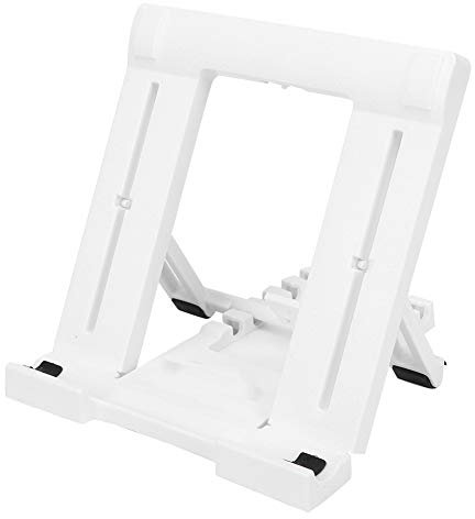 Mtlavishness Altezza portatile portatile Porta cellulare per e tablet PC da 7-11 pollici con finitura (Bianco)