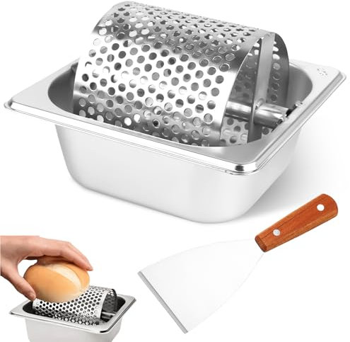 Butterroller, Butterrad Burger, 1000 ML Butterstreuer aus Edelstahl, Langlebiger Butterverteiler, Butterroller-Werkzeug, Butterschleuder, Butterspender für Brot Toast Brötchen