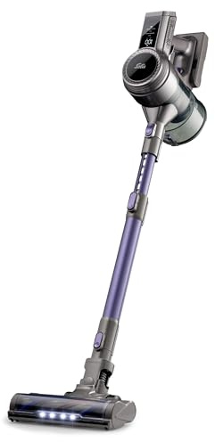 Solis Flexi VAC Cleaner 350 - Aspirapolvere senza fili a batteria con indicatore LED e illuminazione a pavimento - 45 minuti di autonomia, filtro HEPA, tubo regolabile, silenzioso, potente e ideale