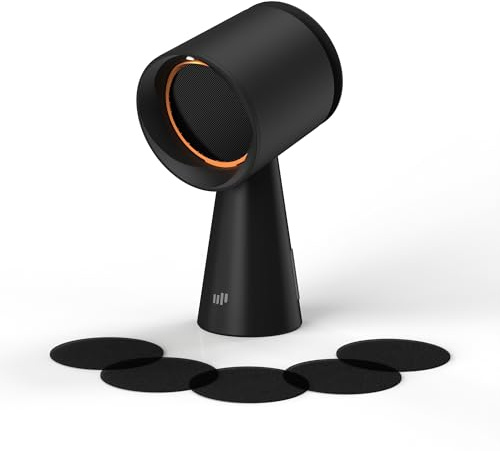 Upstreman Cappa Aspirante Portatile da Tavolo, 3 Velocità con Grande Contenitore Olio, Filtro Alluminio e Carbone Rimovibile, Ventola da Cucina per Barbecue Indoor, Hot Pot, Nero