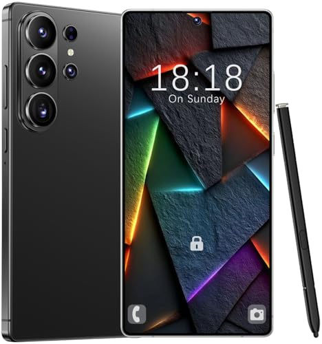 viqee 12+512GB Unlocked Android Smartphone 6.9 HD Display, 4500 mAh Battery, 21+8 MP Dual Camera, Dual-SIM, Face ID & OTG – No Contract