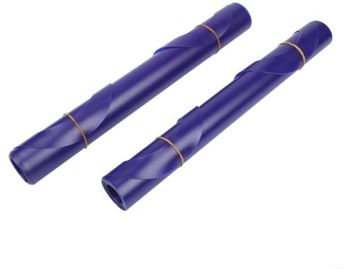 Trayneel Trineo de nieve de invierno plegable de plástico para niños y adultos, deslizador de nieve portátil enrollable para trineo, 137 x 42 cm, color azul, paquete individual, ligero, diversión de