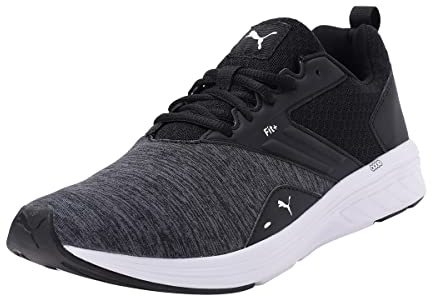 PUMA Unisex NRGY Comet Straßenlaufschuhe, Puma Black-Puma White, 45 EU