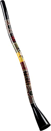 Meinl Percussion Synthetic Series Didgeridoo - 51 Zoll / 130 cm S-Form Didgeridoo - C Stimmung - Kunststoff, Mehrfarbig (SDDG2-BK)
