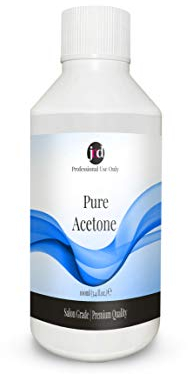 JND 100% Pure Acetone Soak-Off Gel Acrylic Tips Nail Glue Nail Polish Remover (100ml)