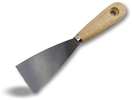 Kibros Couteau à enduire acier poli spatule grattoir 50 mm