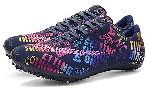 Männer Frauen Laufschuhe Trainingsschuhe Leichtathletik Sprint Spikes Männliche Leichte Trainingsschuh Lace Up Atmungsaktive Turnschuhe Spike-Schuhe Tragen Geeignet Für Professionelle Sportschuh