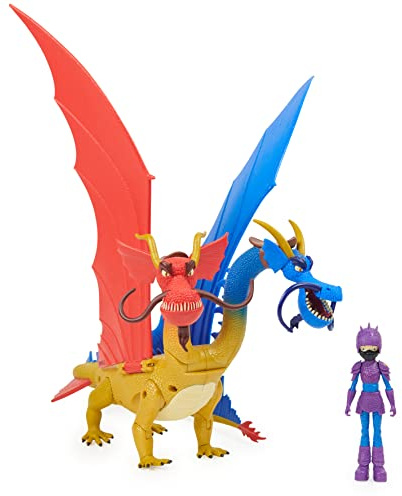 DreamWorks Dragons, große Wu und Wei- und Jun-Figur, The Nine Realms, Kinderspielzeug