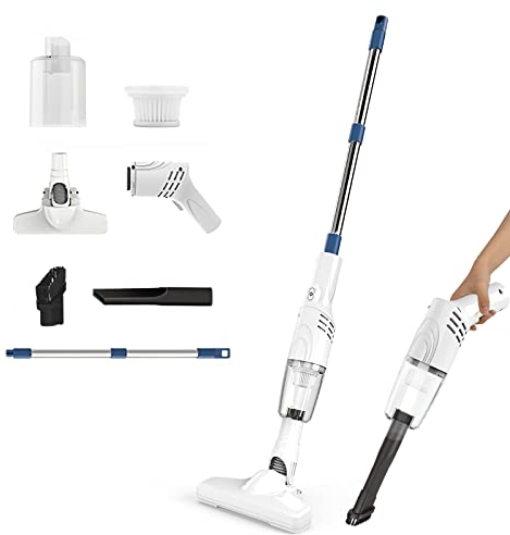 Movehii Aspirateur balai sans fil – Aspirateur balai sans fil avec aspiration puissante, aspirateur léger et durable à longue durée de vie pour tapis et plancher en bois dur
