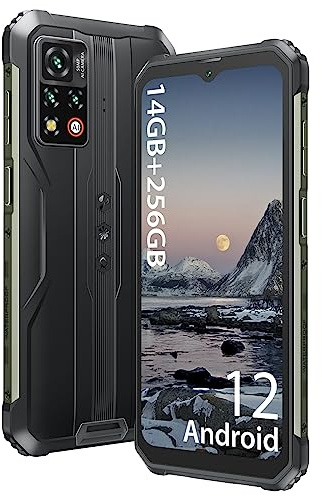 Blackview Rugged Smartphone, BV9200 14GB+256GB/1TB, 2.4K 120Hz Display, Corning Gorilla Glass 5, 50MP+16MP Camera, 66W Fast + 30W Wireless Charging, Android 12 Rugged Phone, NFC - Black