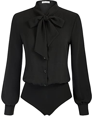 Kate Kasin Damen Blusen Business Blusenbody Festliche Tops