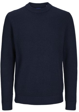 JOREATON Knit Crew Neck BF, Sky Captain, M