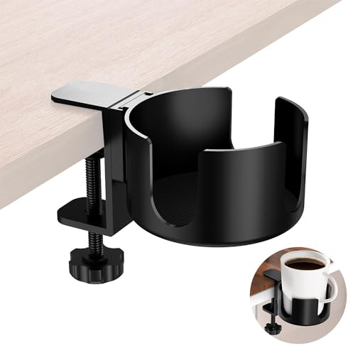 Jsleid Portavasos Antiderrame，Portavasos de Escritorio, Portavasos Para Mesa, Portavasos de Oficina Creativo, Adecuado Para Escritorio, Cocina, Oficina Clip Para Portavasos Para Agua, Taza de Café