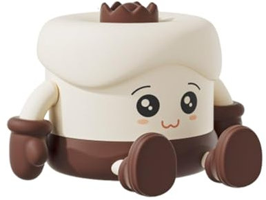Nubamzy Lampada da notte in silicone per bambini, a forma di torta al cioccolato, batteria da 1200 mAh, lampada da comodino per bambini, camera da letto, dormitorio universitario, camera dei bambini,