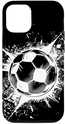 Coque pour iPhone 12/12 Pro Soccer Ball Splash Football Pitch