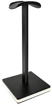Adjustable LED Headphone Stand With NonSlip Base For Gaming Headsets PC Desk Organization Headsets Holder Hangers Headphone Display Stand