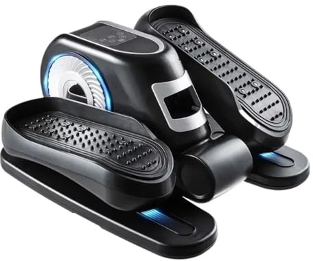 Máquina Elíptica Debajo del Escritorio Ejercitador De Piernas Elipse con Control Remoto 12 Velocidades Ajustables Entrenamiento Elíptico Silencioso Alivia La Fatiga