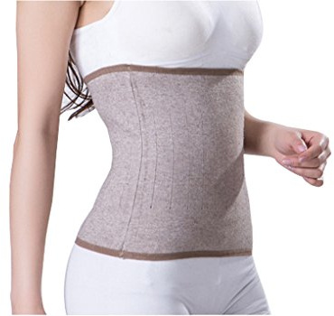Faxianther Old Dad Mom Stretchy Waist Warmer Support Kidney Binder Belt Men Women Winter Soft Warm Breathable Lower Back Warmer Brace Lumbar Wrap Protector for Ski Cycling Camping Dance Yoga Running