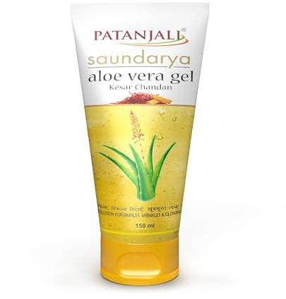 Patanjali Aloe Vera Gel Kesar Chandan 150 Gm (5.29 OZ)