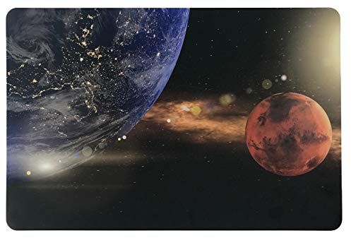 Schreibtischunterlage Erde und Blutmond 40 x 60 cm abwischbar