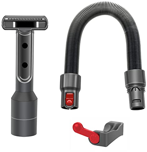 Italdos Spazzola per Peli Cane Gatto compatibile per Dyson V7 V8 V10 V11 V15 Spazzola Aspira Peli Medio Corti Animali Domestici con Tubo Flessibile e Fermo Tasto