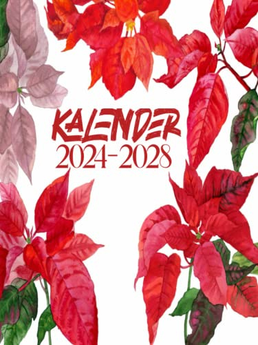 Kalender 2024-2028: Perfekter Monatsplaner, Monatskalender 2024 2028, 5 Jahres Monatsplaner Kalender, Januar 2024 bis Dezember 2028, 60 Monate, ... Frau, Erwachsene, Anwalt, Lehrer, Ingenieur.
