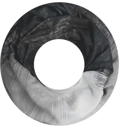 Majea Damen Loop Schal Schlauchschal Halstuch (880024) (schwarz 23)