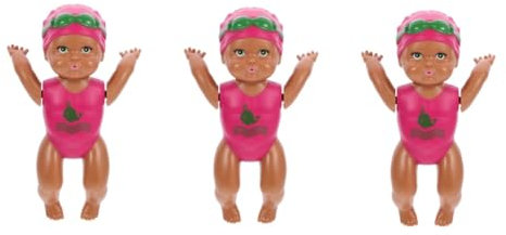 TOYANDONA 3stücke Aufziehbare Wasserspielpuppe Wasserdichtes Badespielzeug Für Kleinkinder Für Swimmingpools Und Strandaktivitäten Fördert Spielerisches Lernen Beim Schwimmen