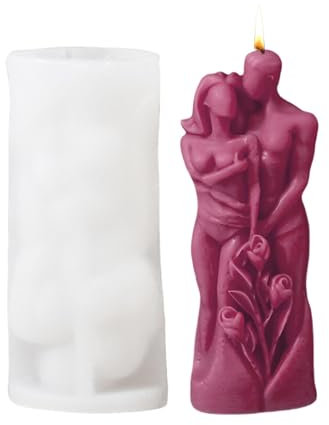 Kerzenform Silikonform, 3D Paar Umarmen Kerzenform Kerzenformen Zum Gießen, Körper Kerzenformen Kerzen Formen Silikon Für Seife Kerzen Machen Handwerk Ornamente
