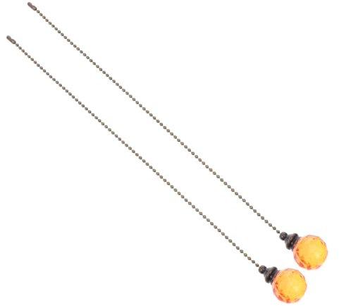 jojofuny 2pcs Ceiling Light Chain Elegant Hanging Pendant for Home Decor Easy to Install Fan Pull Chain Versatile Lighting Accessory for Living Room Bedroom and