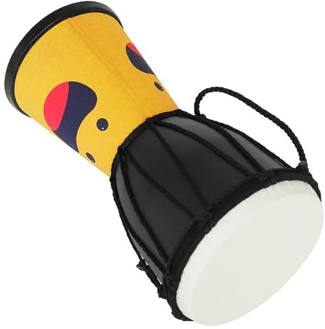 VINTORKY Djembe Handtrommel Für Handgefertigte Trommel Strapazierfähig Percussion Für Musikveranstaltungen Und Klassenaktivitäten Sichere Nutzung Für Erwachsene