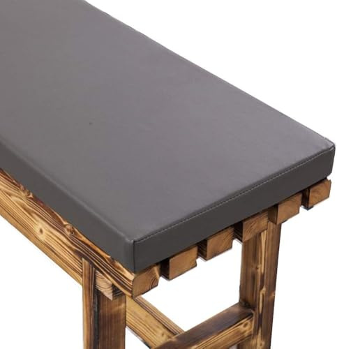 Cuscino per Panca Impermeabile in Pelle PU - 1/2/3 Posti, Spessore 5cm, 80x40 100x40 120x40 Cuscino per Sedia Cucina per Esterno e Interno, Giardino, Terrazza, Cucina e Finestra(Color 2,120x40cm/48x16
