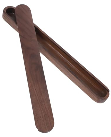 HAWILLOSCH Slide Lid Flatware Box Wooden Chopsticks Organizer Portable Chopsticks Box Cutlery Container Reusable Wooden Utensil Case