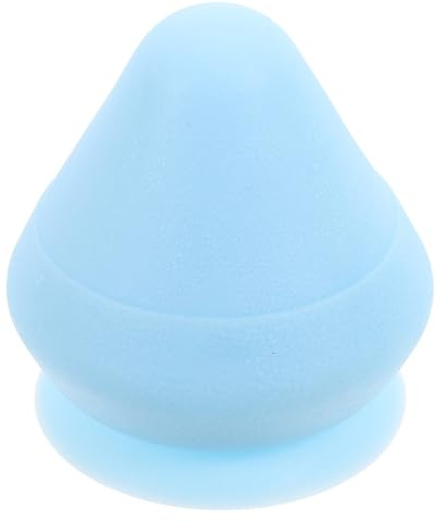 CALLARON Körpermassagegerät Faszienball mit Saugnapf aus Tpe für Nacken und Taille Tiefenmuskelmassage an Wand oder Boden Blau