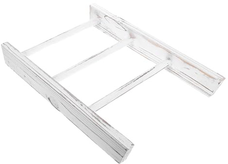 VALICLUD Échelle Porte-Serviettes De Décoration Rustique pour Salle De Bain Porte-torchons De Comptoir De Cuisine Et Étagère Murale