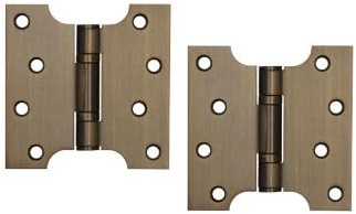 Parliament Ball Bearing Hinge 102x102x3mm (Antique Brass)